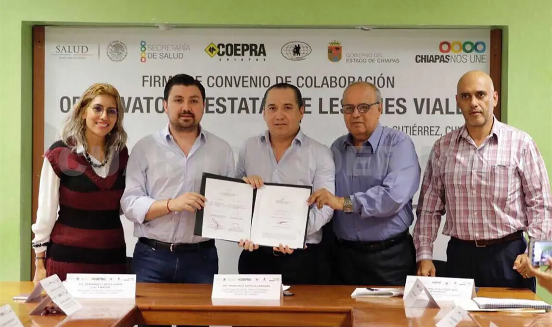 Instalan Observatorio Estatal de Lesiones Viales