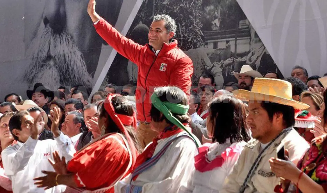 Ochoa Reza asistió a la conmemoración del 103 aniversario de la promulgación de la Ley Agraria. Agencias