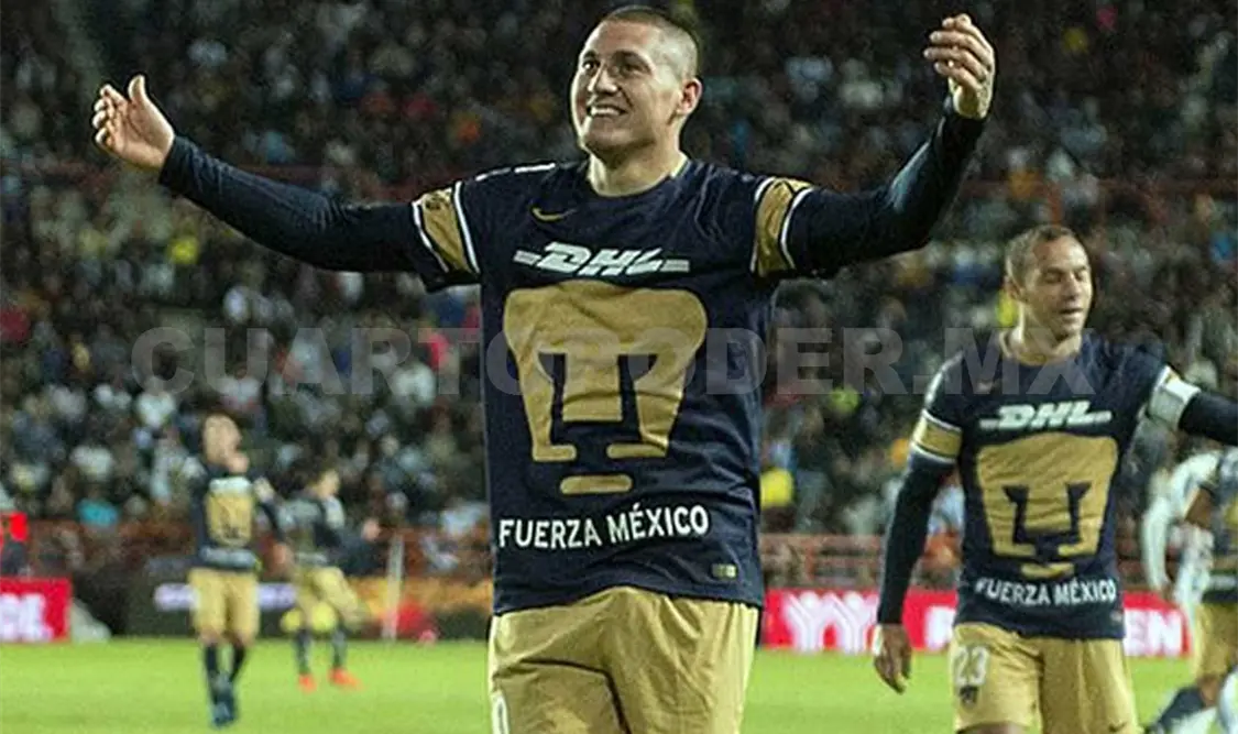 Castillo celebró su doblete con la banca felina. Agencias