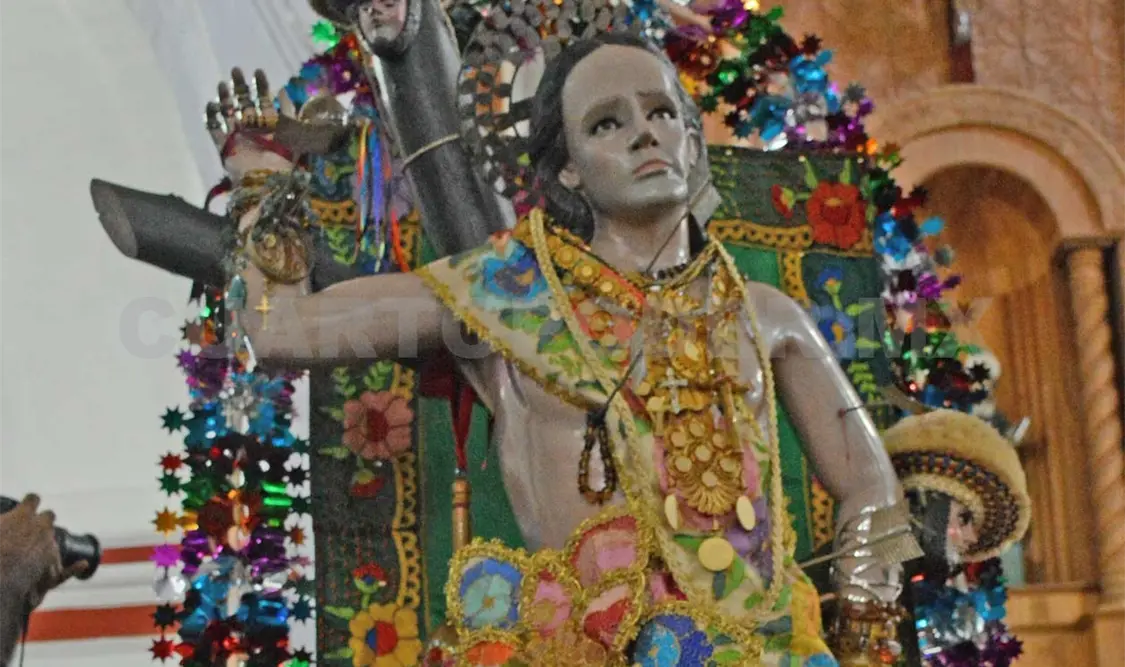 Imagen del santo patrono. Darwin Mendoza