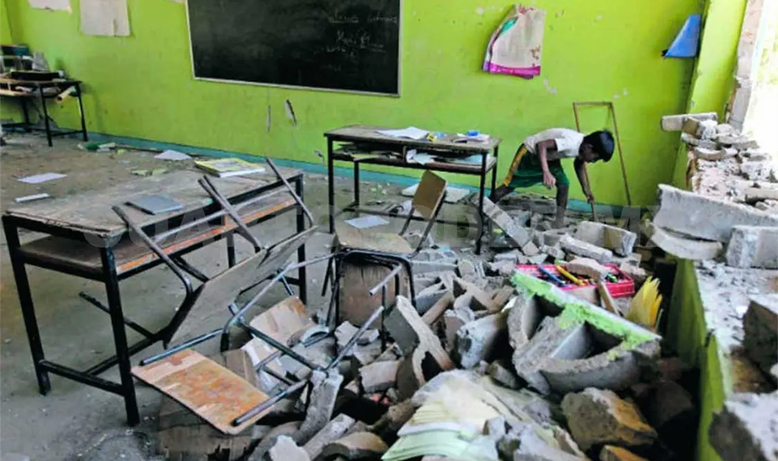 Avanza trabajo con escuelas afectadas