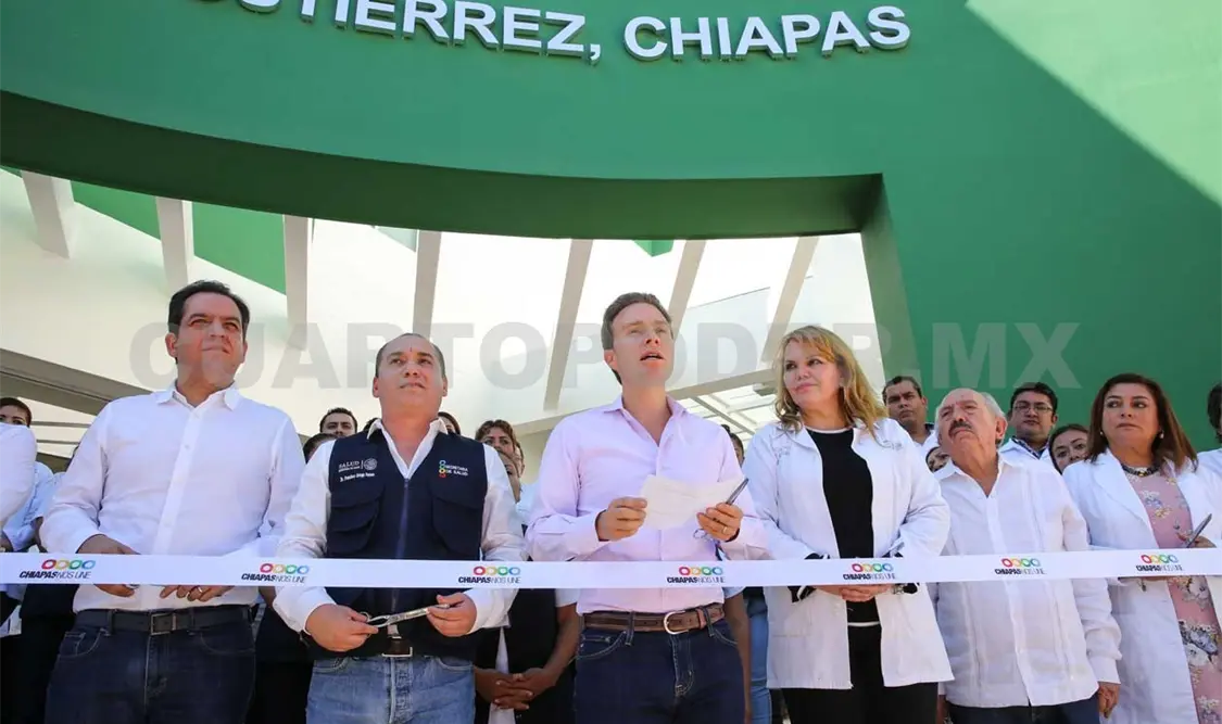 Inaugura MVC Centro de Salud de Tuxtla Gutiérrez