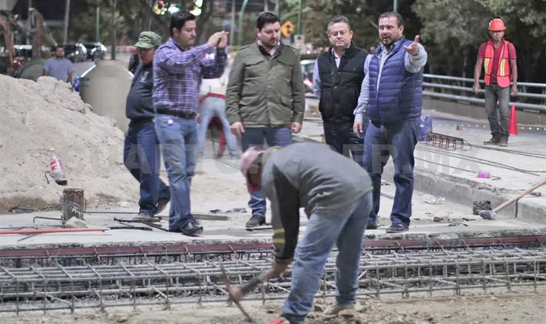 Supervisa Castellanos obras en Libramiento Sur