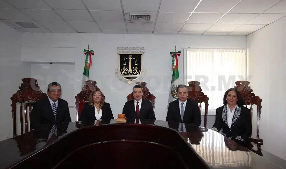 Se reúne Consejo de la Judicatura con Escandón
