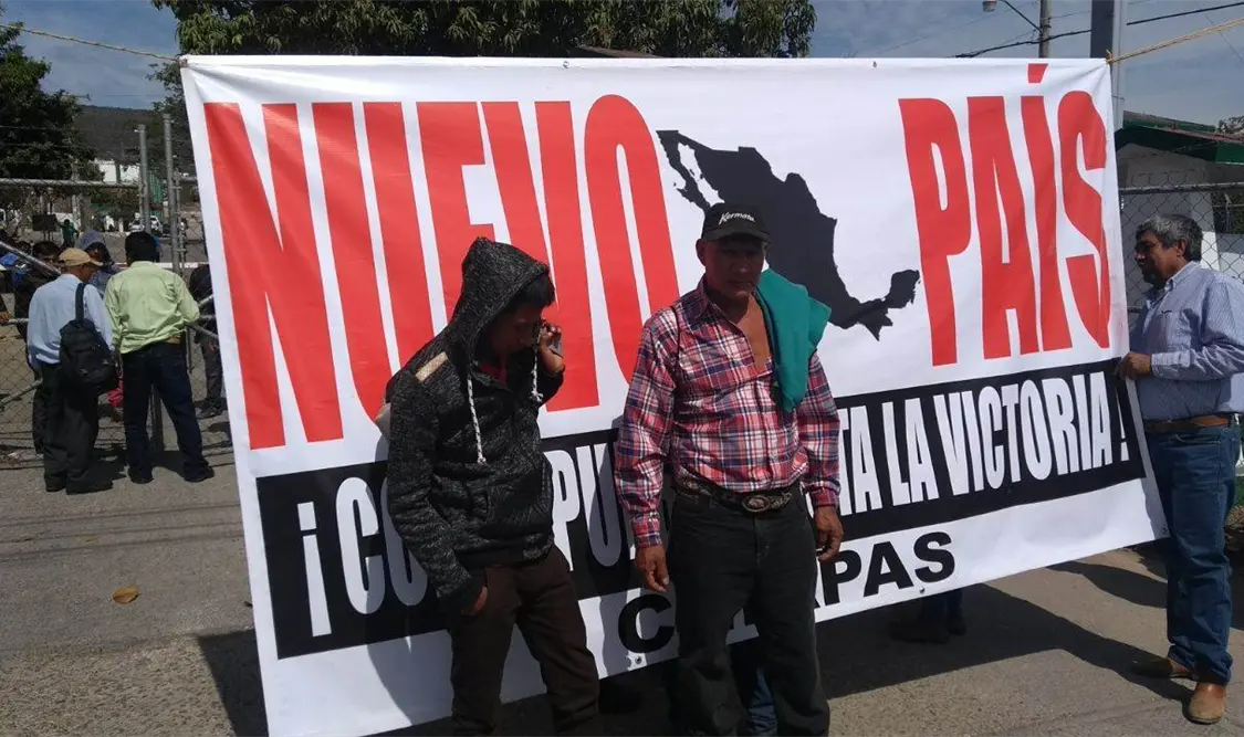 Protestas provocan caos vial en la Ciudad capital de Chiapas.