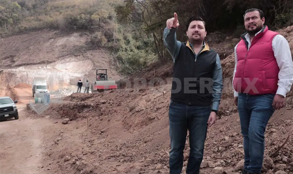 Supervisan obra de rampa de frenado de emergencia