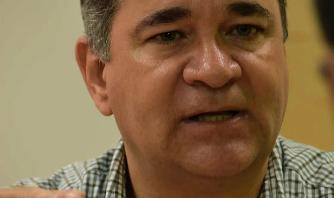 Presidente de la Canaco en Tuxtla, Oscar Gabriel Corzo Tovilla. Foto: Guillermo Ramos / CP