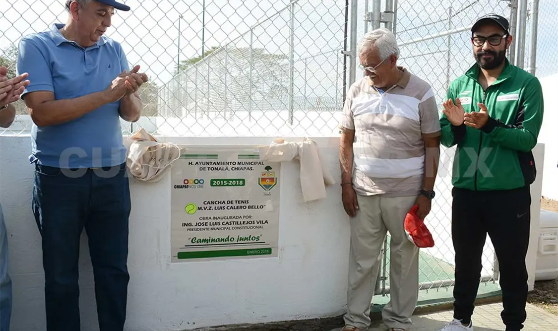 Una histórica inauguración de canchas públicas
