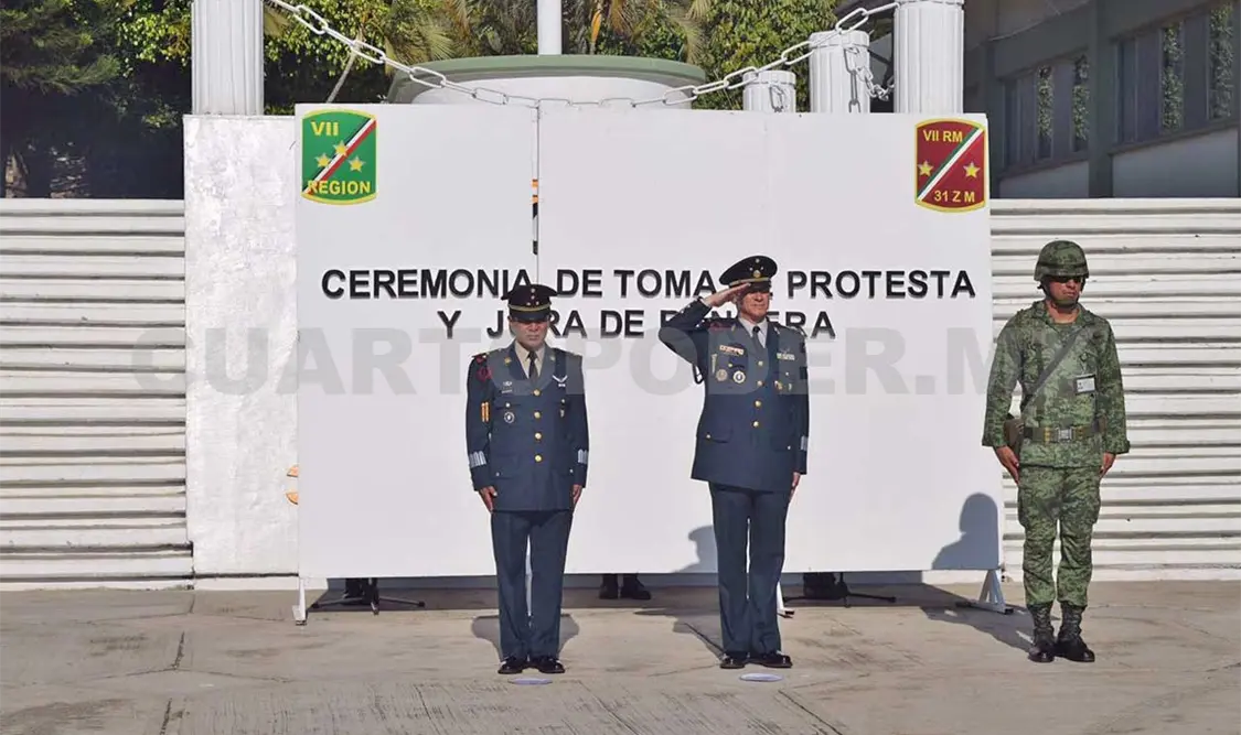 Realizan rotación de mandos en Chiapas