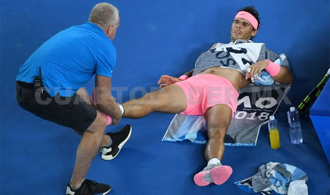 Nadal se lesiona y abandona torneo