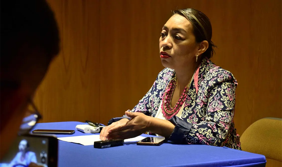 Irma Pérez Cancino, especialista en temas de economía. Foto: Óscar León / CP
