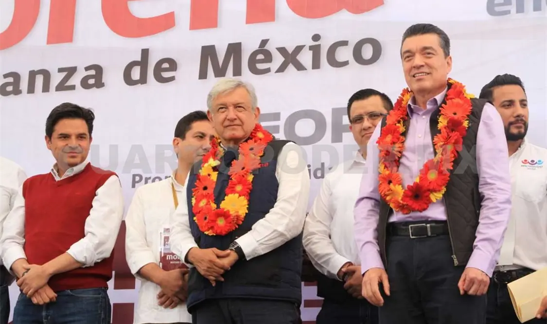 Escandón acompaña a dirigente de Morena