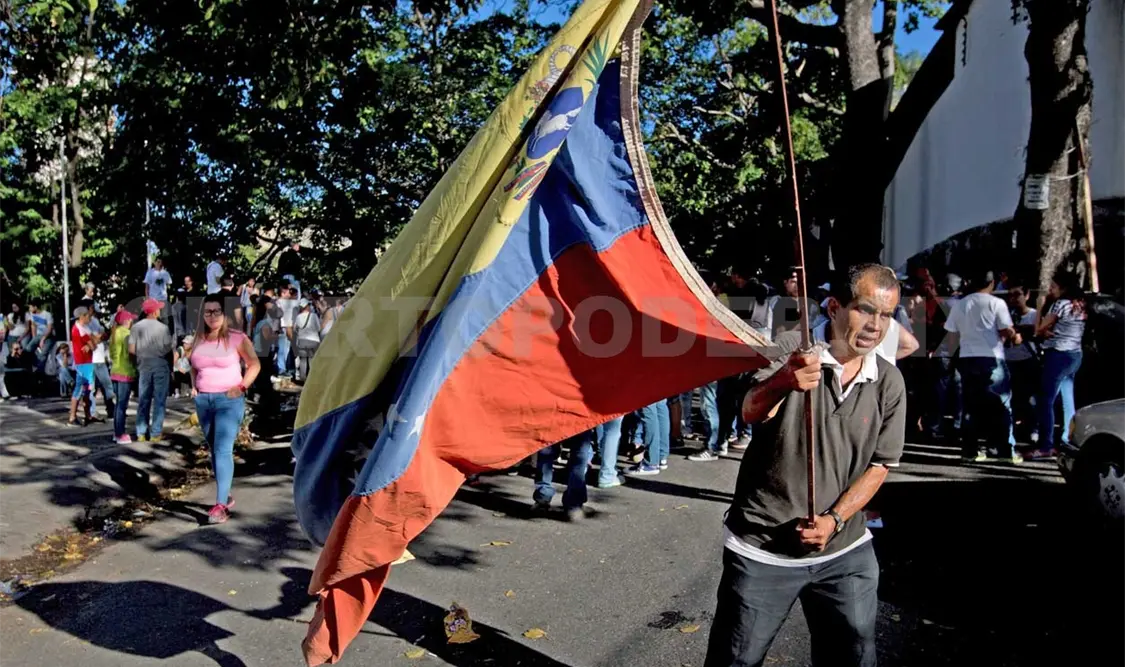 La oposición venezolana hizo un llamdo a sus seguidores.AP