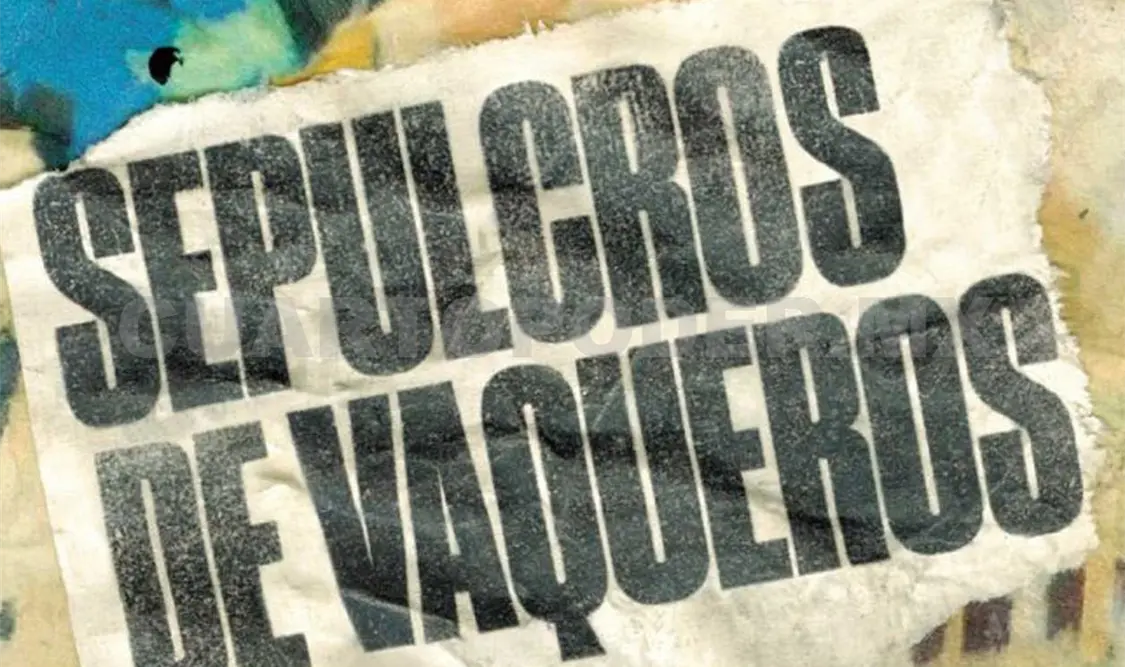 Portada de Sepulcros de vaqueros, de Roberto Bolaño. Cortesía