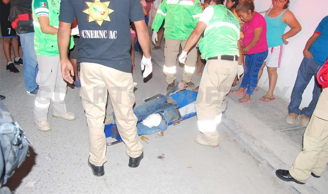 Hombre es baleado en una trifulca