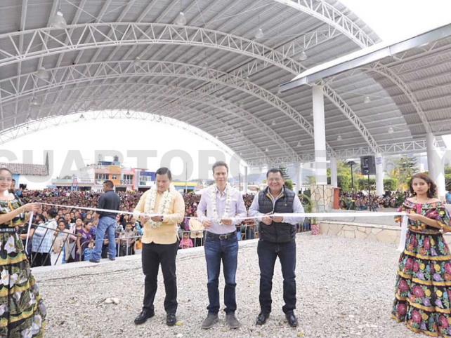 Con más obras de infraestructura, MVC promueve el deporte en Chiapas