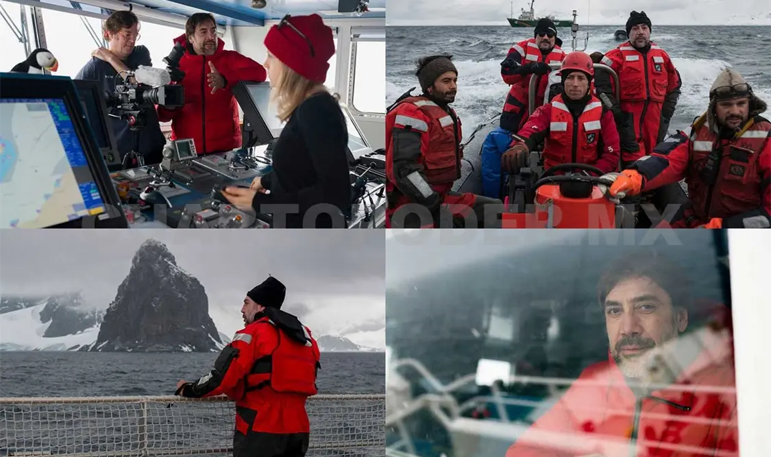 Javier Bardem se sumerge en el Antártico