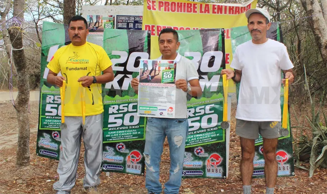 Todo listo para la carrera de relevos RSC 5x10