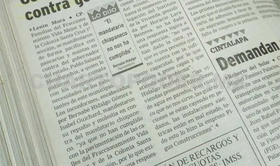 Nota en la que familias pidieron resolver los compromisos y necesidades de los habitantes de este municipio. Lenin Mora / CP