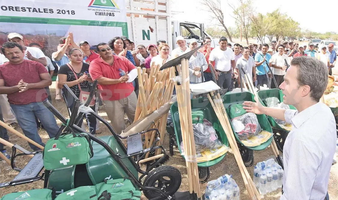 Chiapas, de los menos afectados por incendios: Velasco
