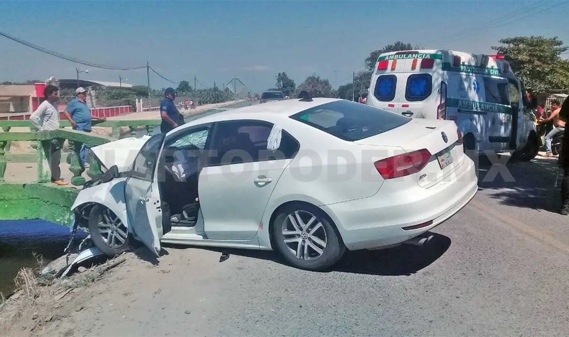 Chocan contra muro; hay un muerto y dos lesionadas