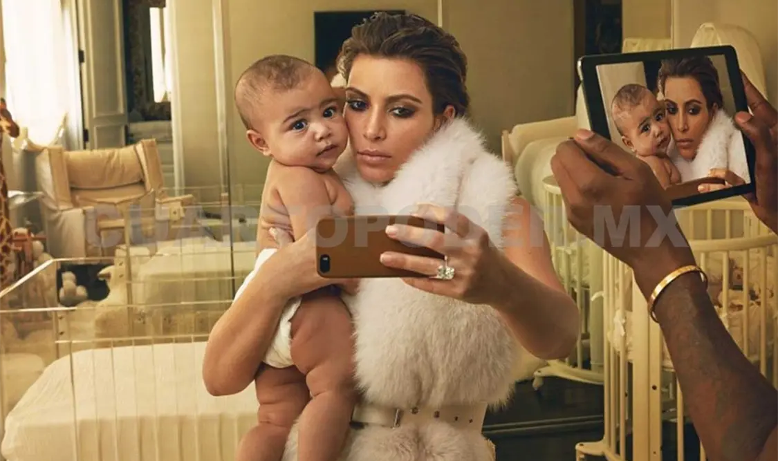 Kim Kardashian no gastó en nueva cuna
