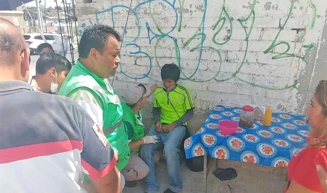 Motociclista arrollado por un veloz automovilista
