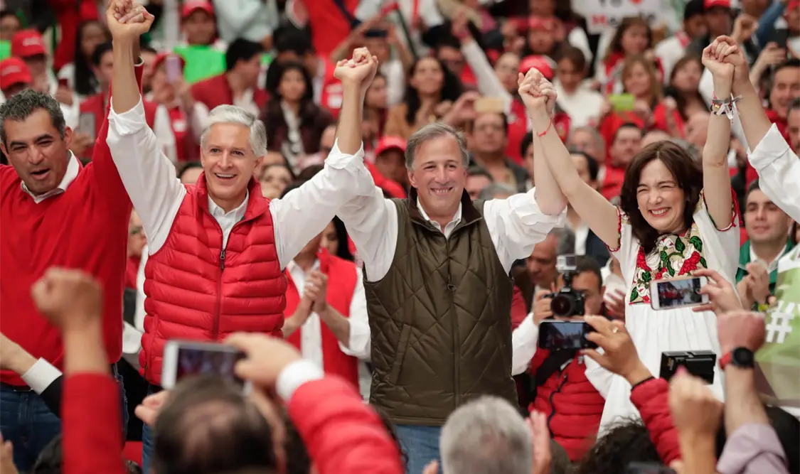 Meade cierra precampaña; afirma que será presidente de familias mexicanas