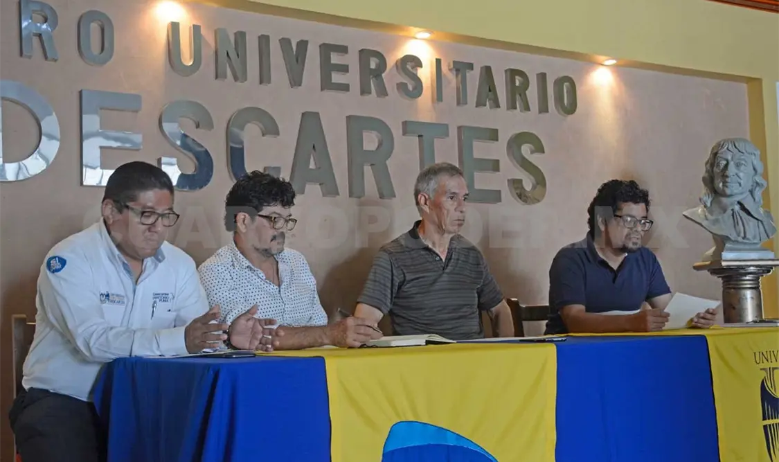 El comité organizador. Darwin Mendoza