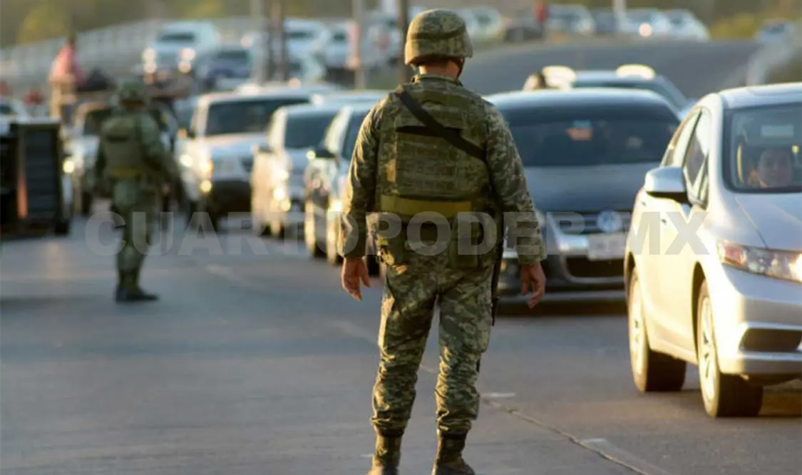 Instala el Ejército barrera de Seguridad en Chiapas