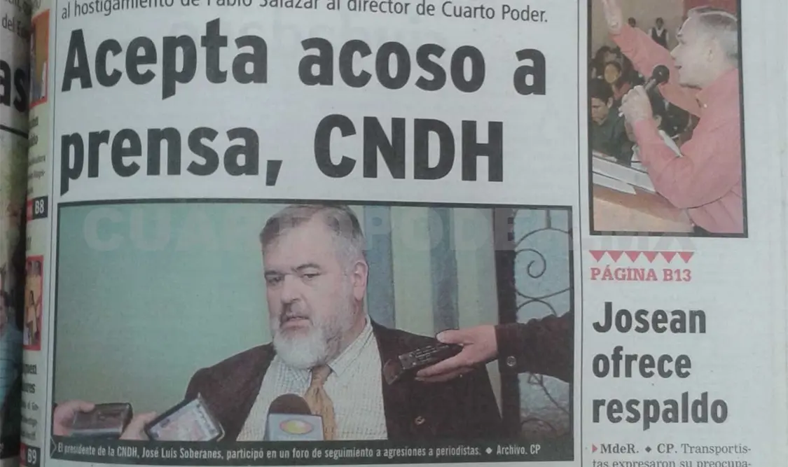 Siniestro pasado: Reprobable acoso a periodista: Rutilio Escandón