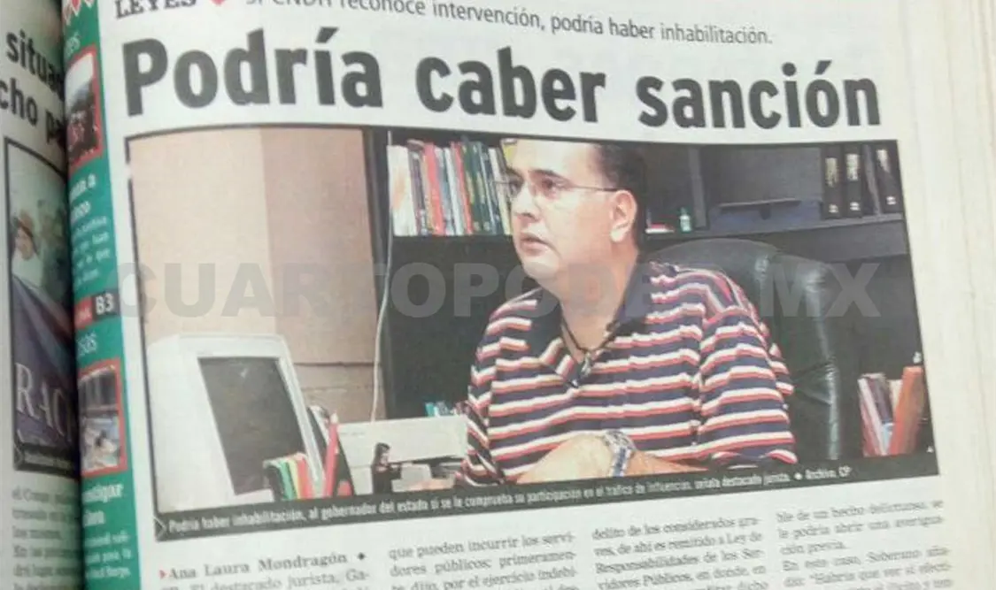 Siniestro pasado: Podría caber sanción