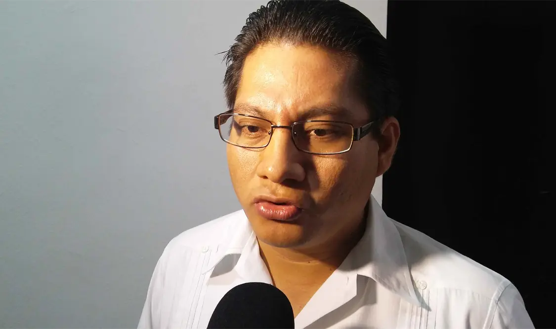 Consejero Electoral del Instituto de Elecciones y Participación Ciudadana (IEPC), Alex Walter Díaz García. Guillermo Ramos/Cp