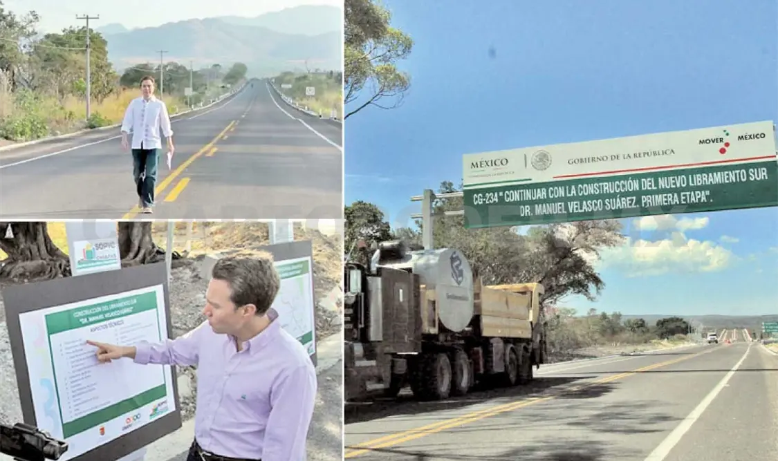 Listos 20 kilómetros del nuevo Libramiento Sur