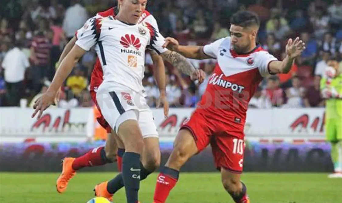 América salva la derrota ante Veracruz