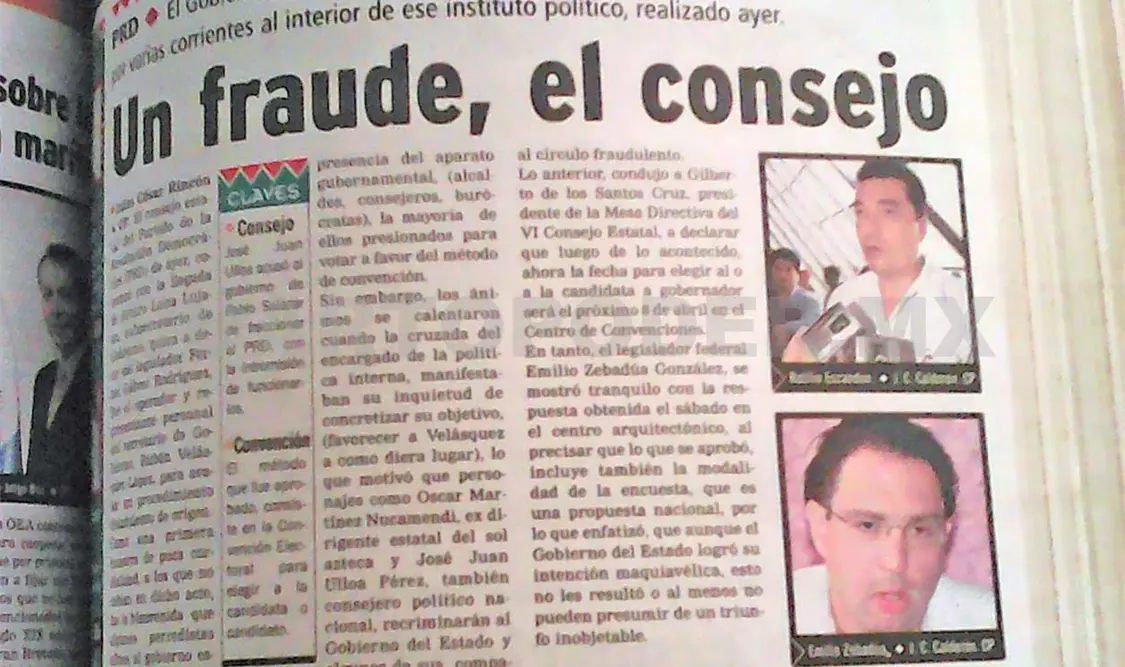 Siniestro pasado: “Fuera manos”, pide CEN del PRI a Salazar Mendiguchía