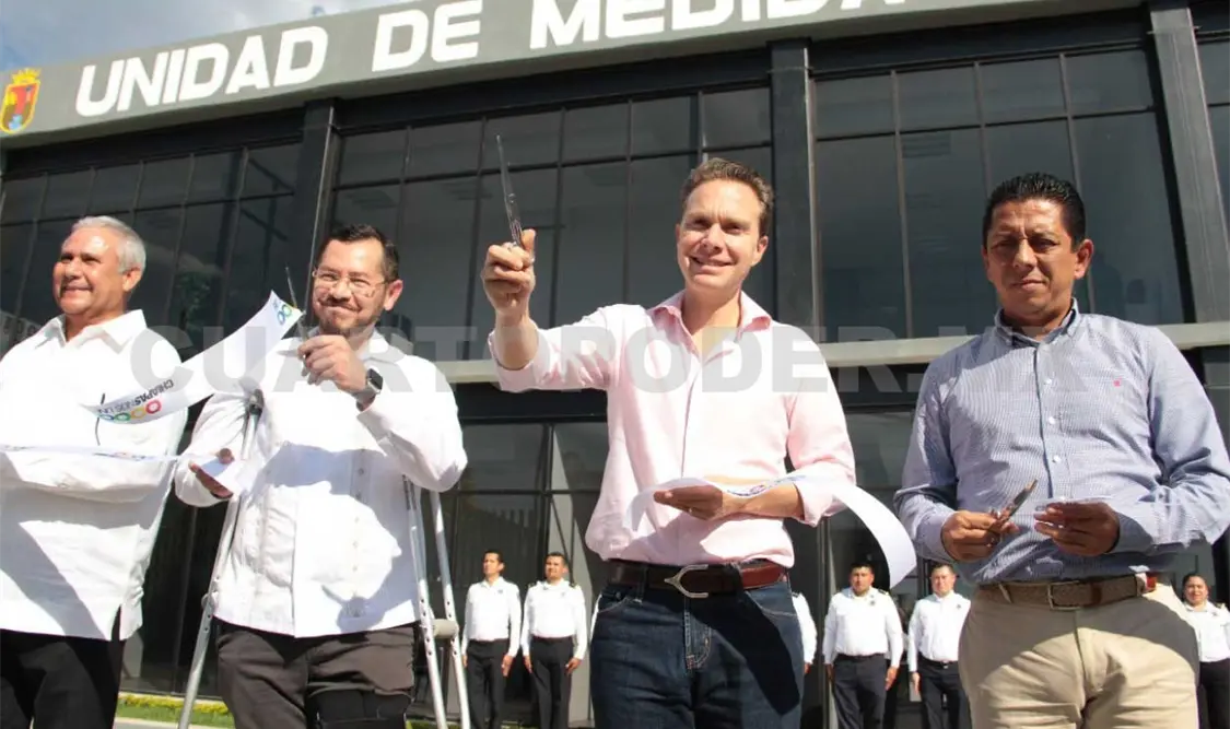 Inauguran Velasco y Vizcaíno Unidad de Medidas Cautelare