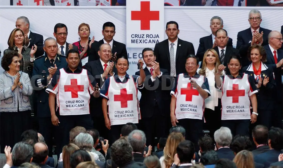 Peña Nieto reconoce labor de la Cruz Roja