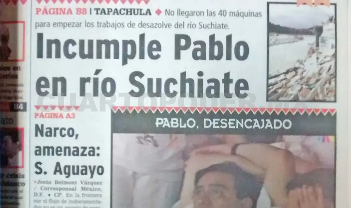 Siniestro pasado: Lugareños evidencian incumplimiento pablista