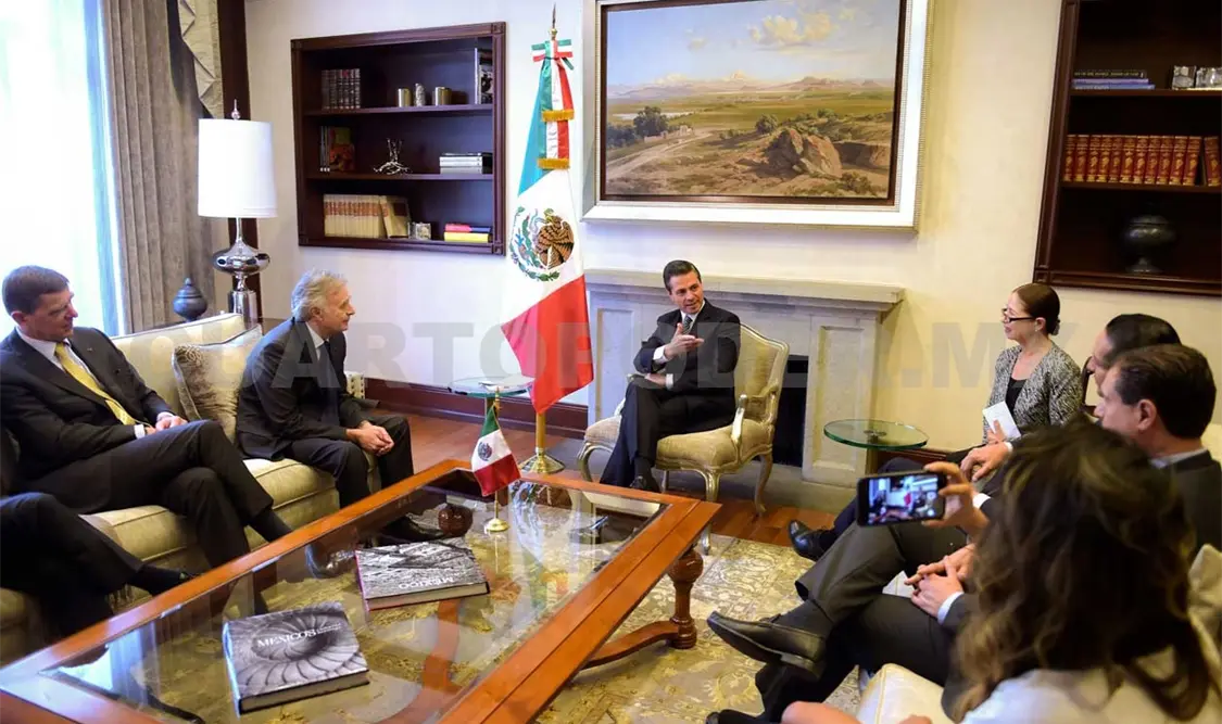 Empresa francesa anuncia a EPN inversión millonaria