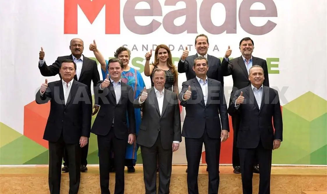 Meade suma a Beltrones, Paredes y Osorio a campaña