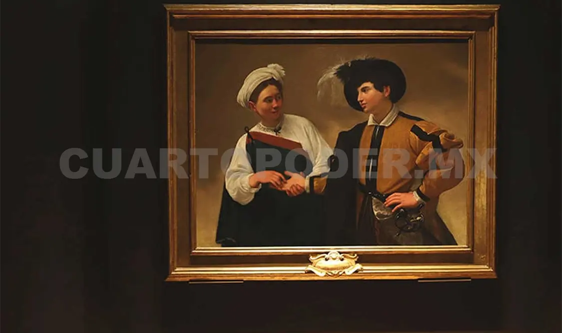 Es la segunda vez que una pintura del artista italiano viene a México. Cortesía