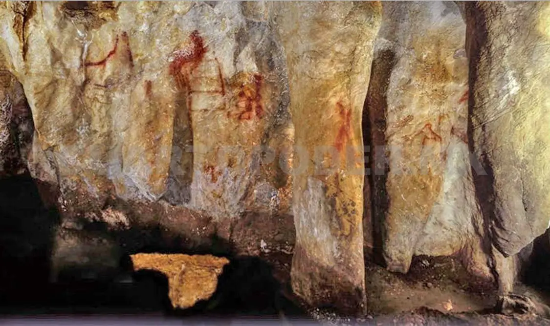 Las obras de arte halladas en La Pasiega, Maltravieso y Ardales incluyen líneas, puntos, discos y plantillas de mano. Cortesía