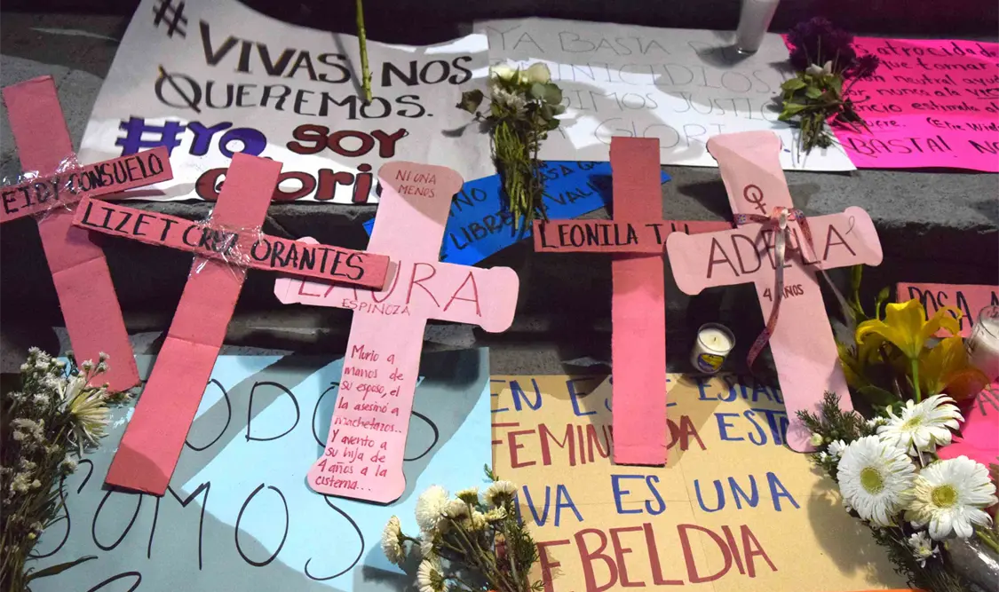 Piden a candidatos a que hagan propuestas para frenar los feminicidios. Foto: Guillermo Ramos/Cp
