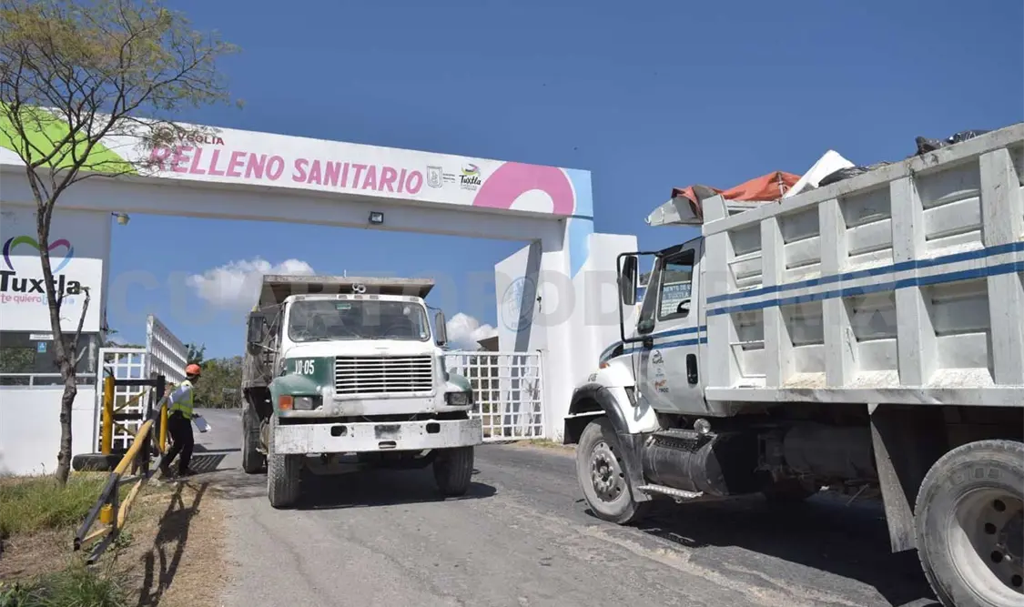 Reanudan operación parcial de relleno sanitario