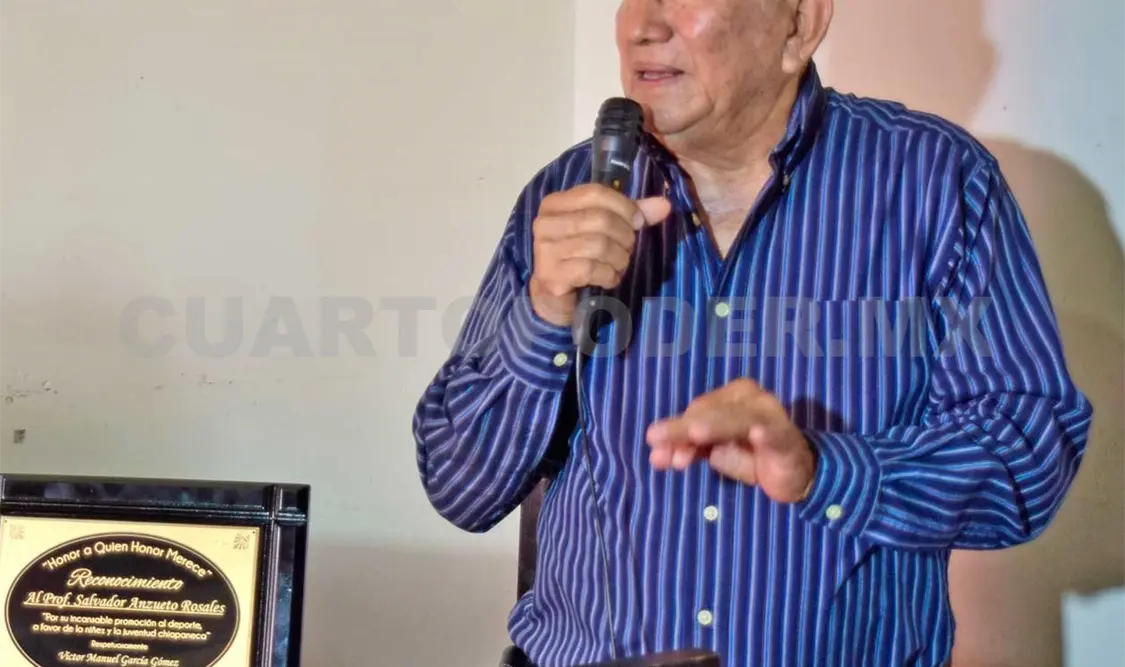 Salvador Anzueto es reconocido por su trayectoria