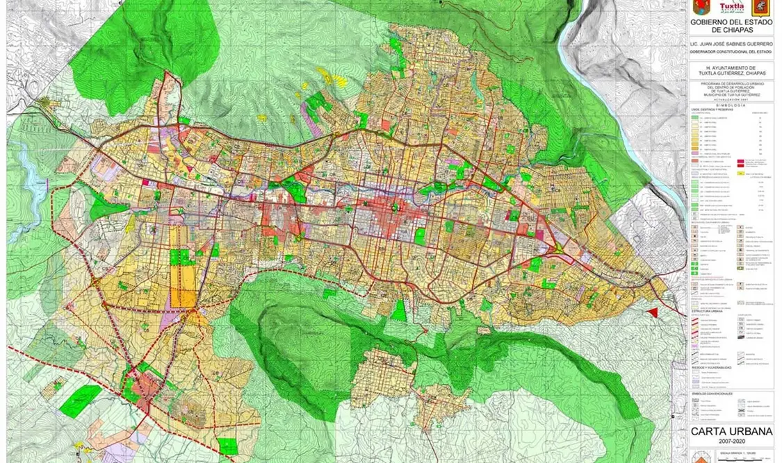 Carta Urbana al 80 por ciento