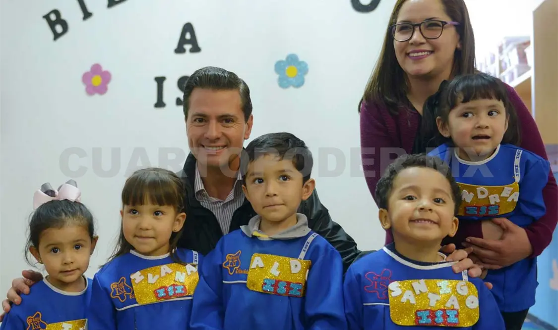 El presidente Peña Nieto visitó una de las estancias infantiles operadas por la Sedesol y el Sistema Nacional para el DIF.