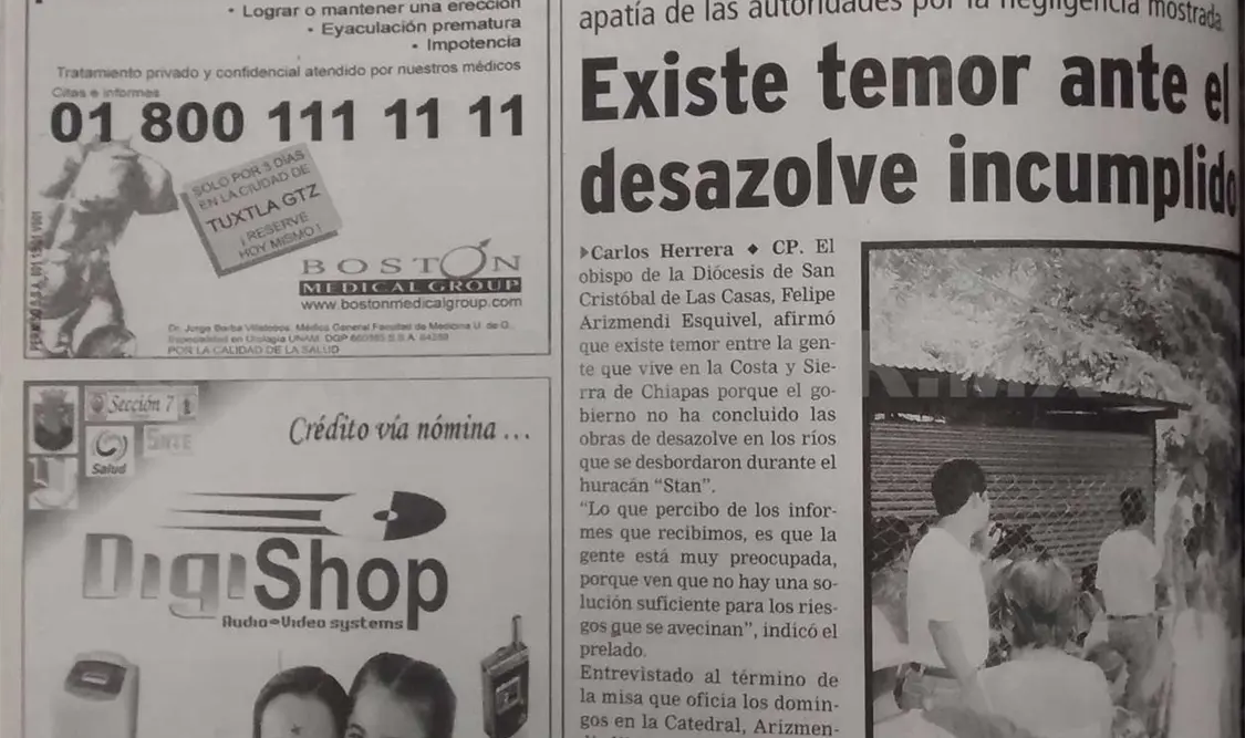 Siniestro pasado: Existe temor ante el desazolve incumplido