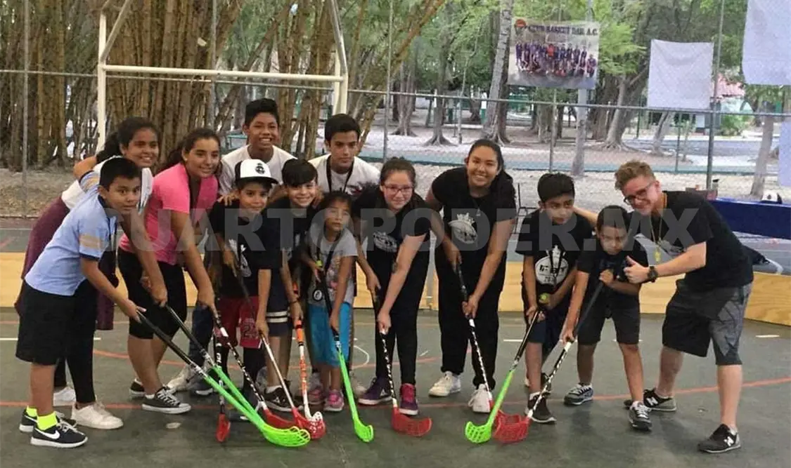 Floorball llega a Chiapas desde Europa